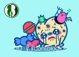 Muelita con caries