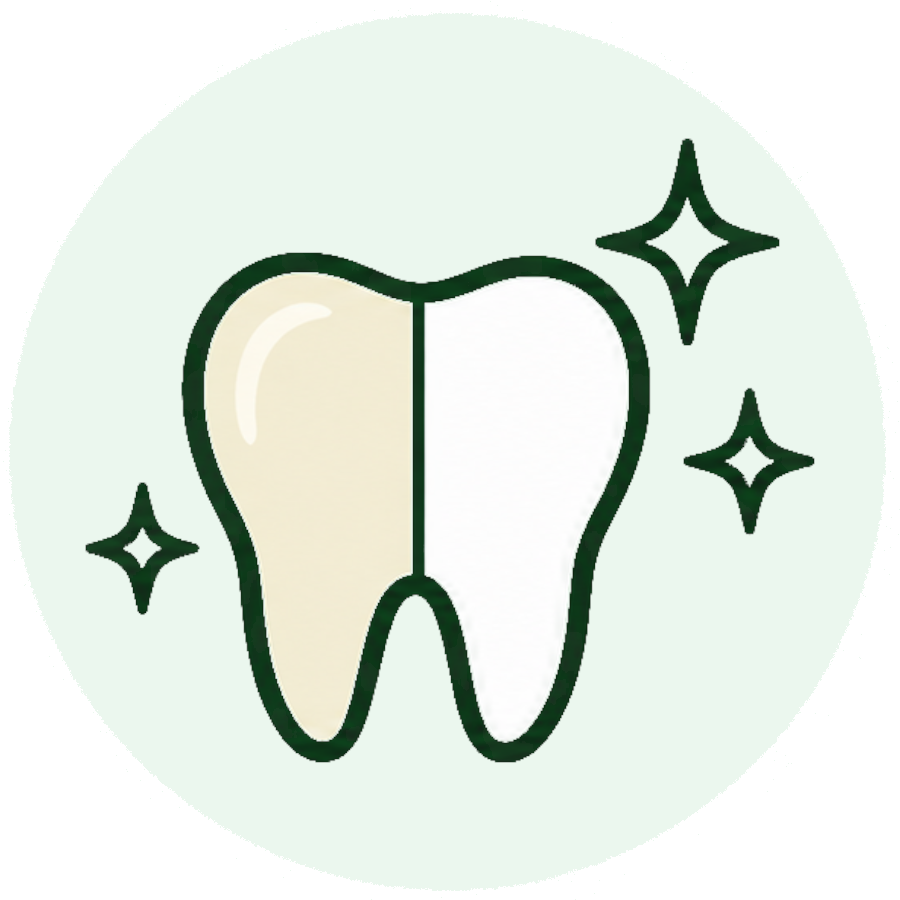 Aclara el tono de los dientes